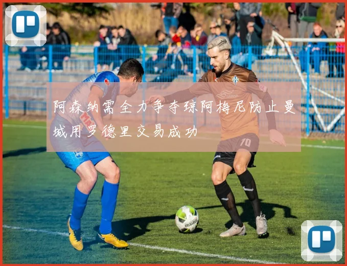 阿森纳需全力争夺琼阿梅尼防止曼城用罗德里交易成功